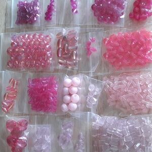 NWOT Bundle of Pink Beads B207